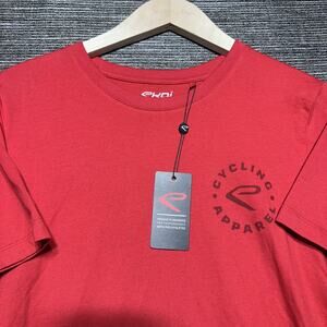 Ekoi Cycling Apparel Shirt Men's Small Red Short Sleeve Rouge